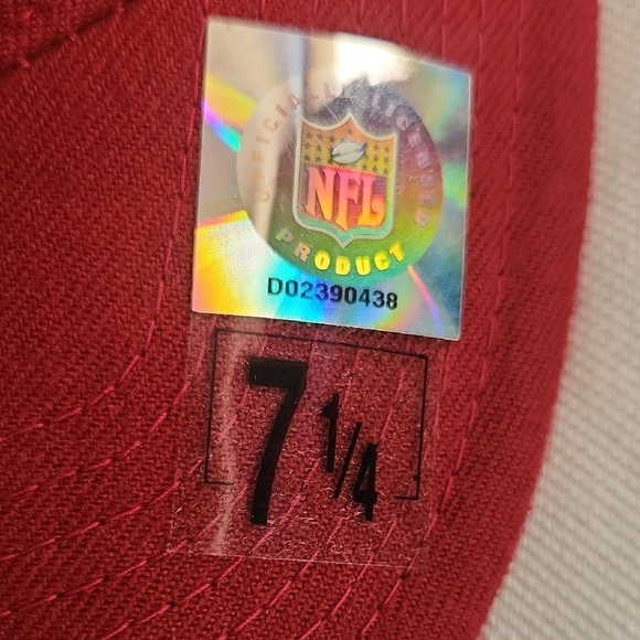 Nike Vintage Red SF Team 7 1/4 Fitted Cap - Picture 3 of 5